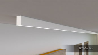 How to install ZETA linear surface mounted led fixture?