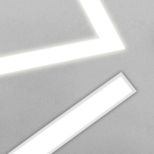 Recessed in dry ceiling with flanged trim or trimless