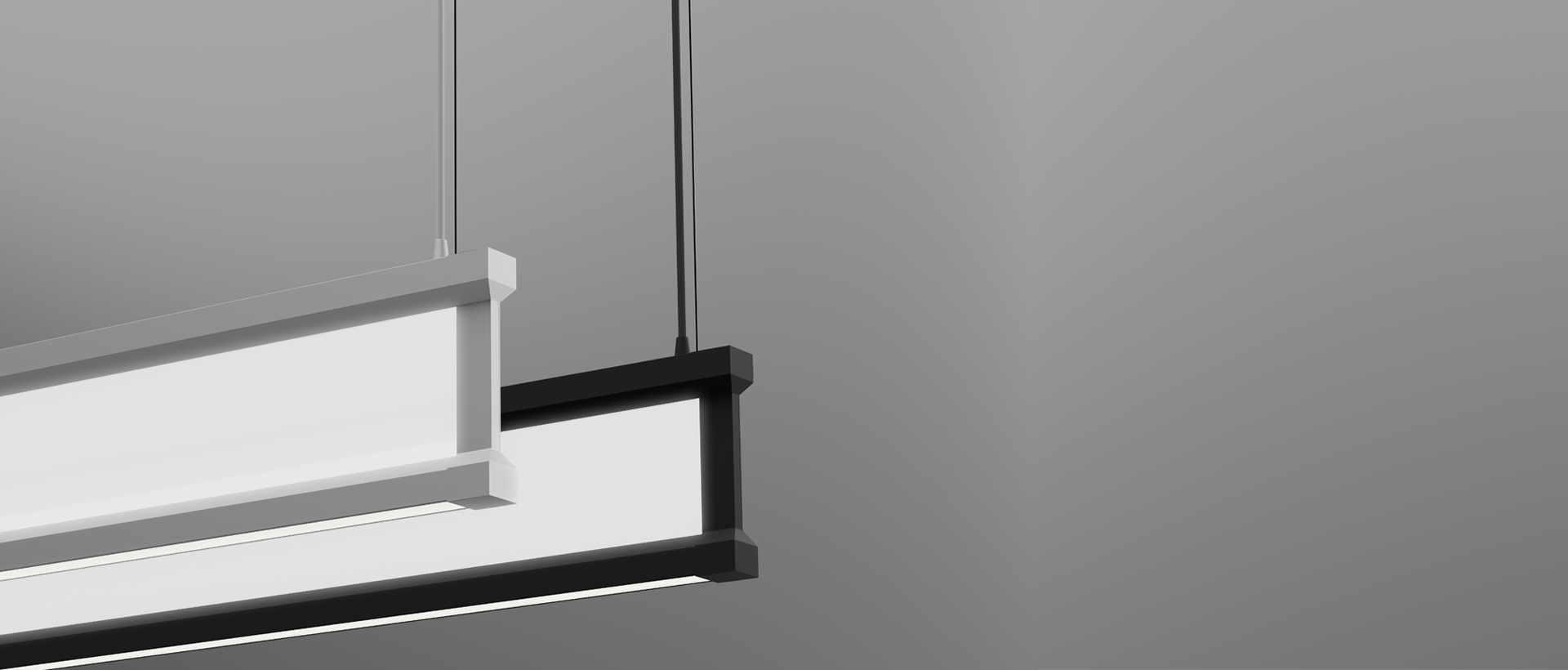 Suspension installation META Vertical Linear led light