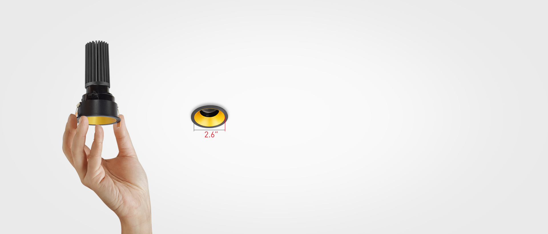3inch recessed led downlight