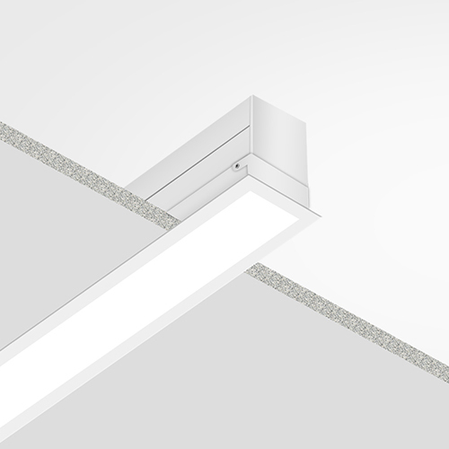 Suspension installation ZETA 2.3 recessed linear led light