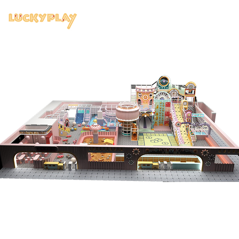 Indoor playground equipment for large shopping malls