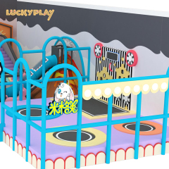 Shopping mall commercial big slide children soft play indoor playground equipment