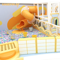 Kids indoor playground equipment with ball pool