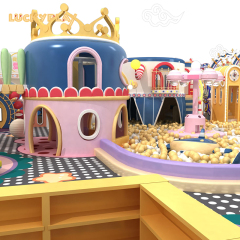 Large luxury commercial children's indoor playground equipment