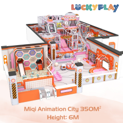 350M² Animation City Customised Indoor Playground