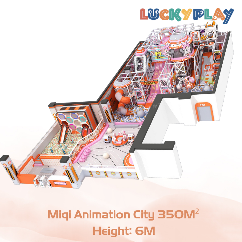 350M² Animation City Customised Indoor Playground
