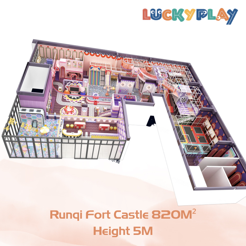 820M² Multi-Gaming Customisable Fort Castle