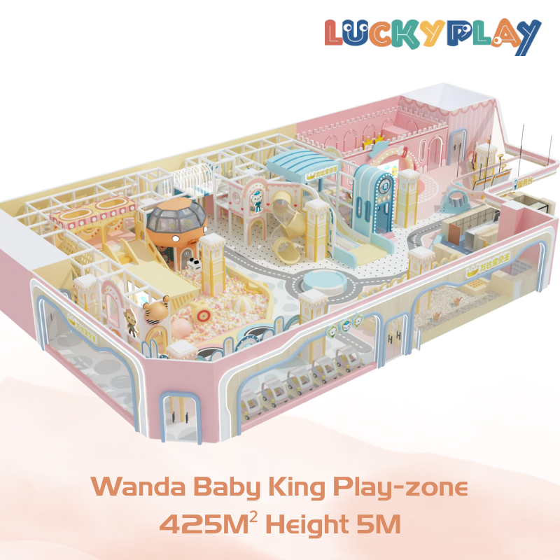 425M² Macarron Theme Fully Customisable Indoor Playground