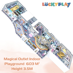 603M² New Design Magical Outlet Indoor Playground