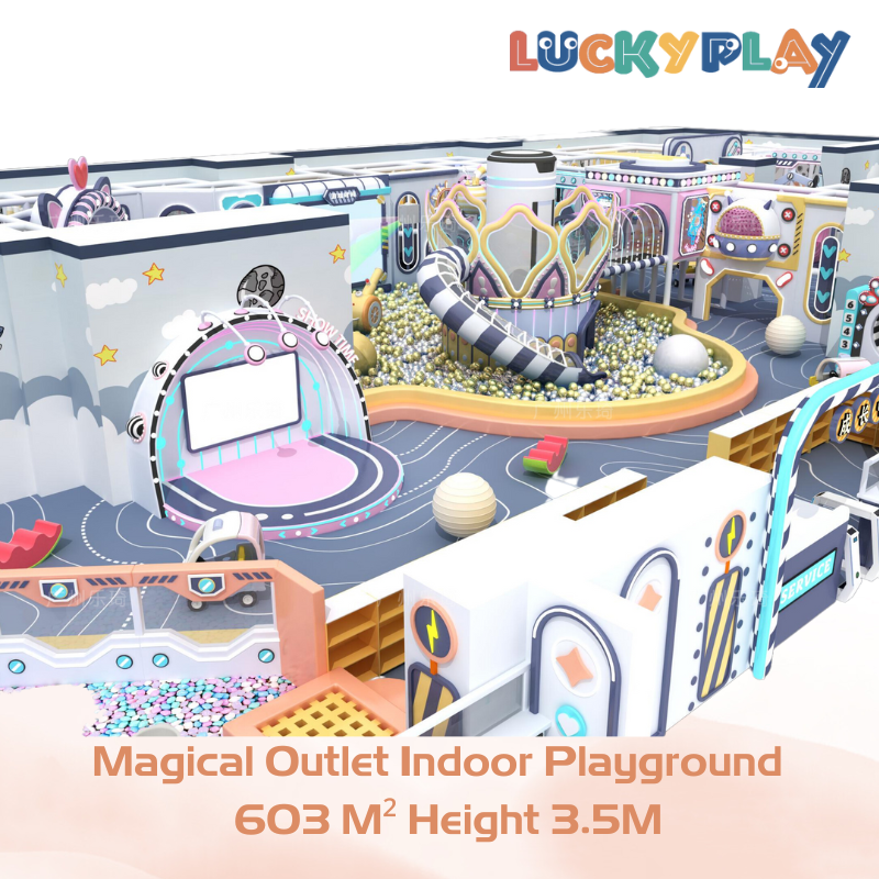603M² New Design Magical Outlet Indoor Playground