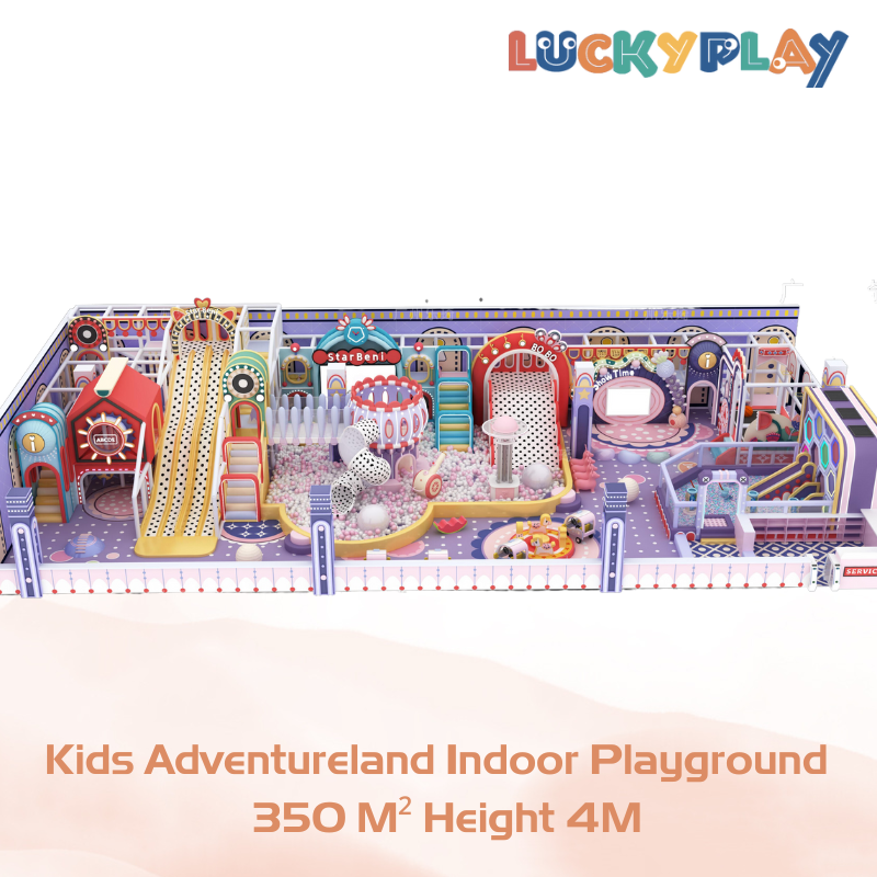 350M² Visitor Attraction Kids Adventureland Indoor Playground