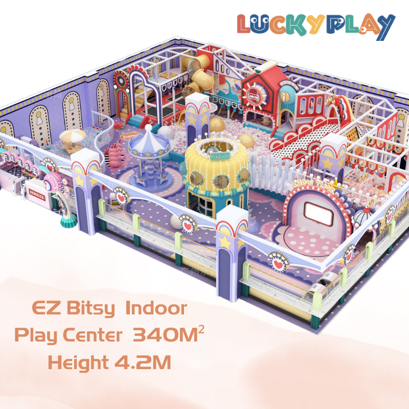 340M² Fully Customised EZ Bitsy Indoor Play Ground