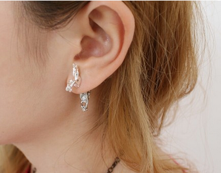 Ear hole unilateral ear clip nail Stud Ear