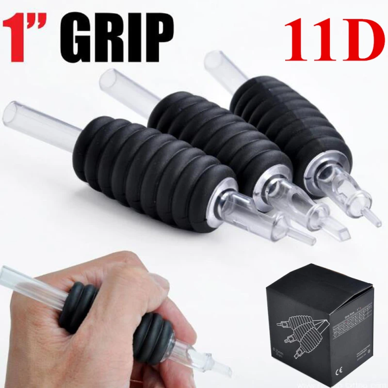 200PCS  11D High Quality Disposable Tattoo Grip Tattoo Tubes