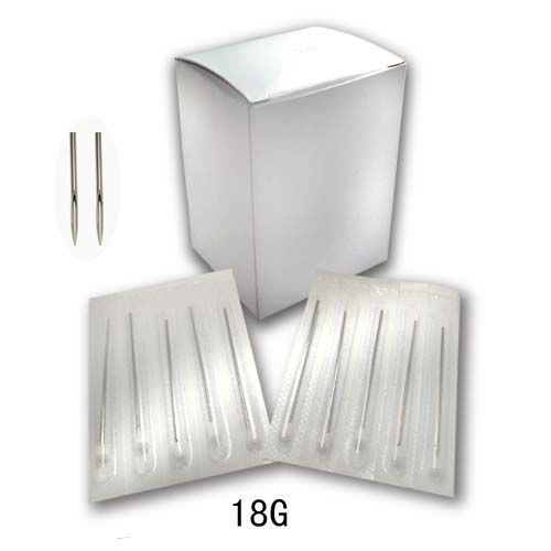 18G Sterilized 2" Body Piercing Needles -BOX OF 100