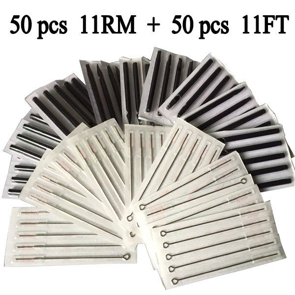 11RM Tattoo needles+ 11FT Disposable  Long Tips