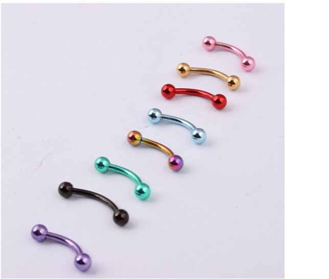 Lot of 5 Eyebrow nail Bending bar mahjong plug and colorful eyebrow nail