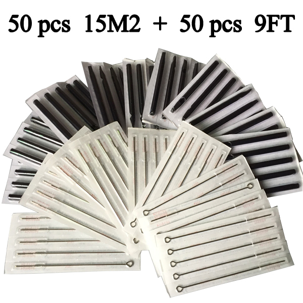 15M2 Tattoo needles+ 9FT Disposable  Long Tips