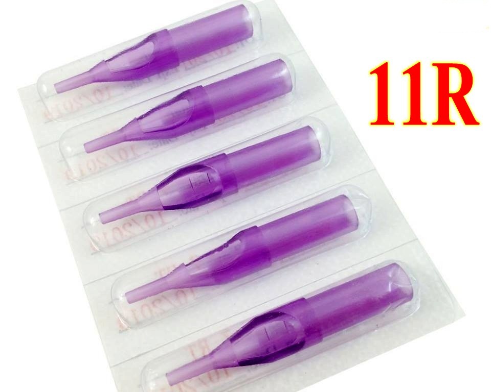 13R-  250pcs Purple Plastic Disposable Tips