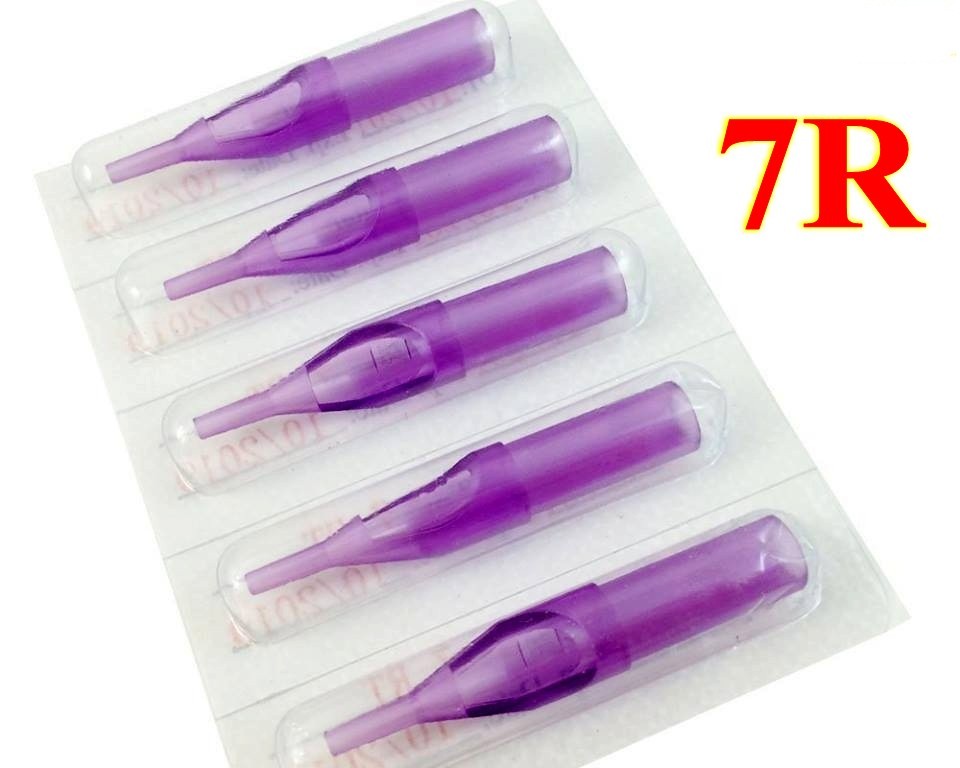 7R-  250pcs Purple Plastic Disposable Tips