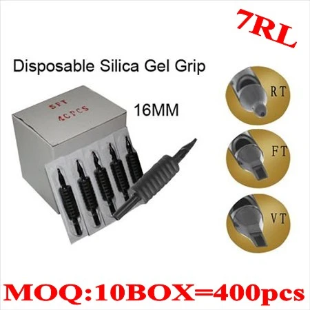 400pcs 7RL  Disposable grips without needles 16MM