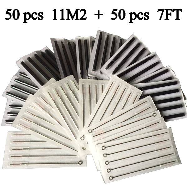 11M2 Tattoo needles+ 7FT Disposable  Long Tips