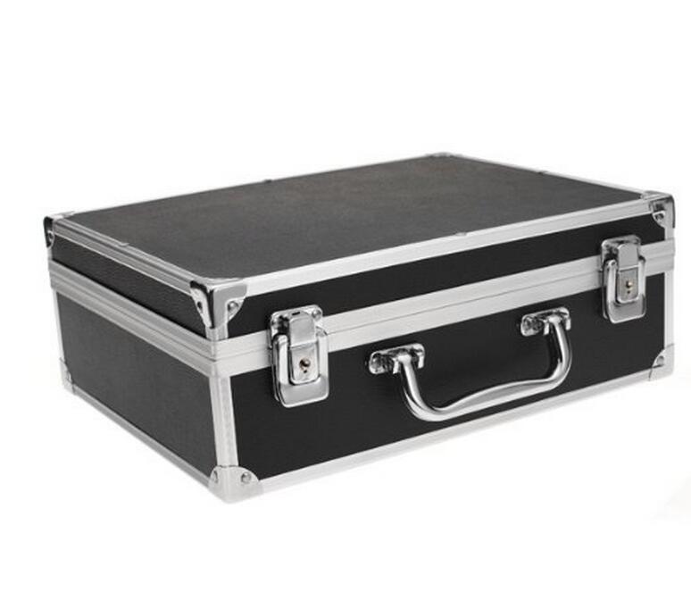 Black Pro  aluminum Tattoo Machine box case
