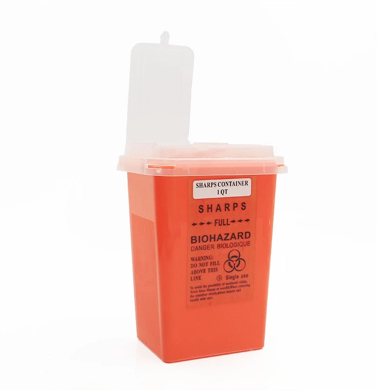 Red  Sharps Container 1 Qt – For Tattoo Waste