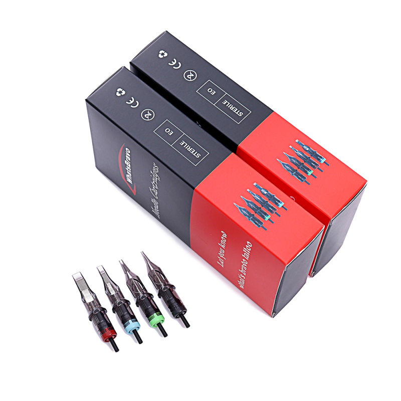 40pcs WhatsBravo Needle Cartridges with Membrane 14RL of 2box