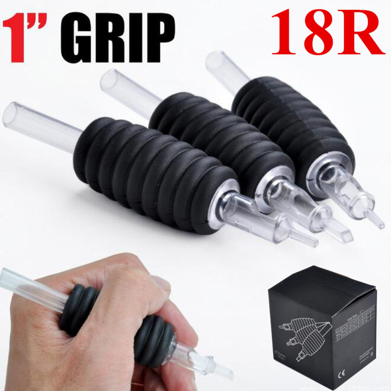 200PCS 18R High Quality Disposable Tattoo Grip Tattoo Tubes