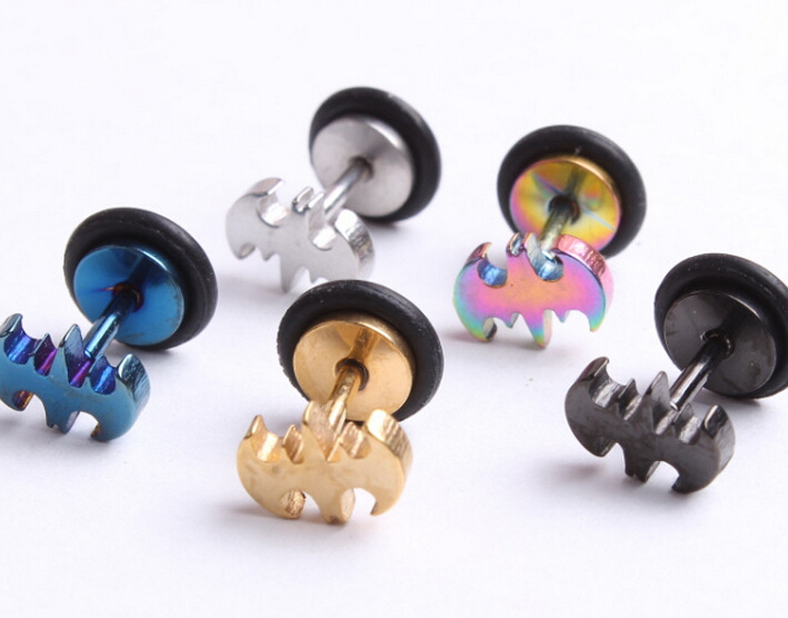 2 pcs Fashion stud earrings The bat stud earrings Ear stud Earrings Jewelry