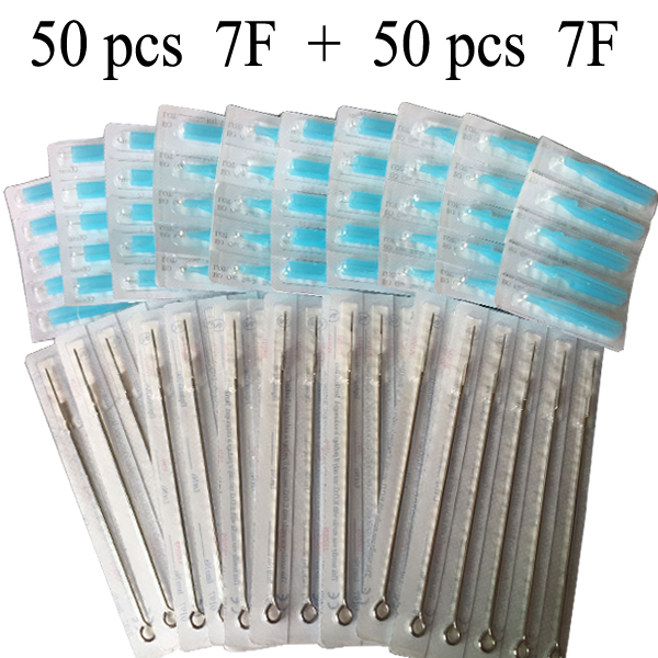 7F Tattoo needles+7F Disposable blueTips