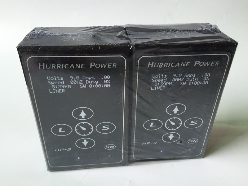 Hot sale hurricane HP-3 tattoo power supply simple versions touch panel