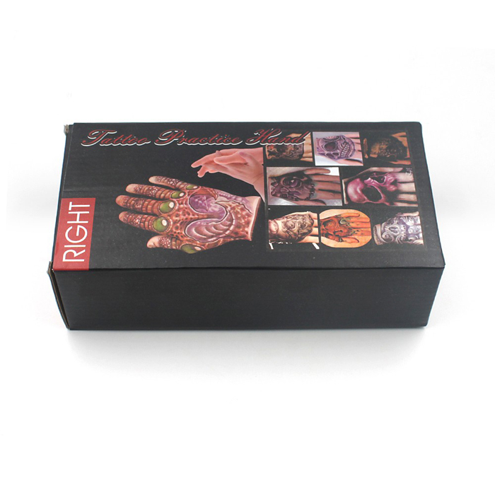 Solid practice silicone hand mold