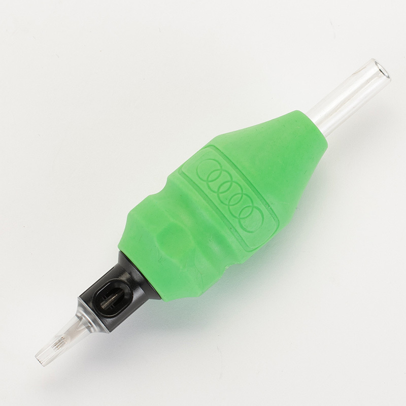 200PCS Disposable Rings Cartridge Grip 1 inch / 25mm - Green