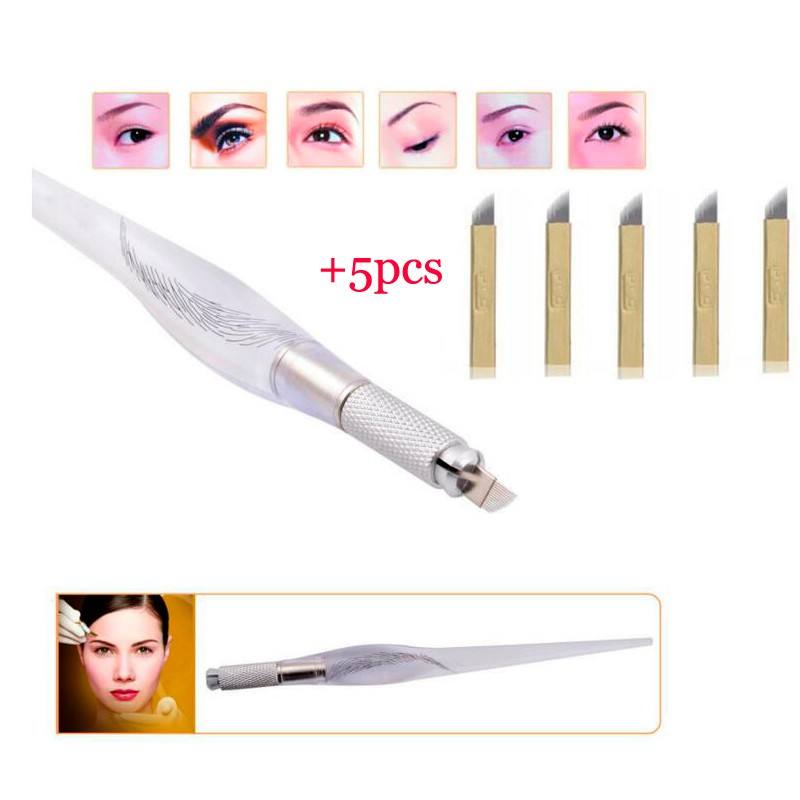 Manual tattoo pen PCD tattoo machine eyebrow Microblading pen for permanent makeup