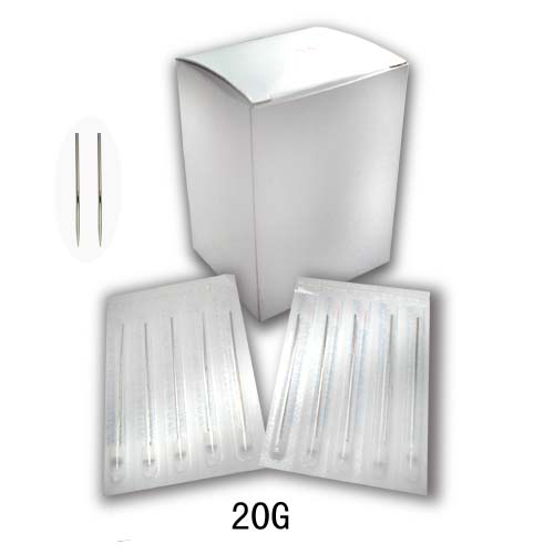 20G Sterilized 2" Body Piercing Needles -BOX OF 100