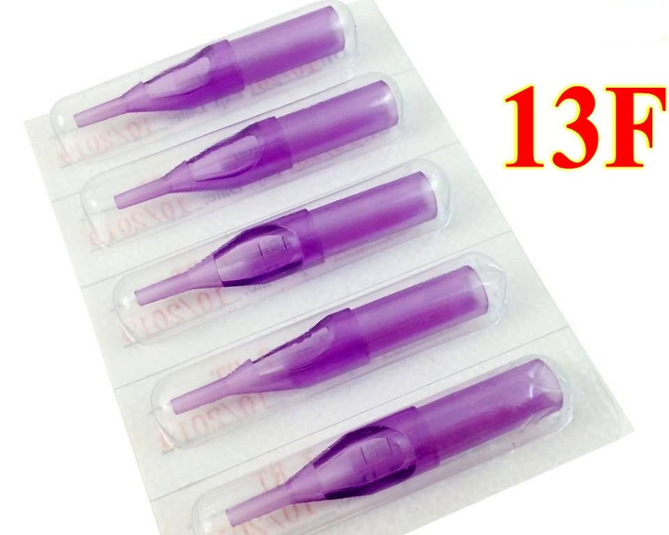 13F- 250pcs Purple Plastic Disposable Tips