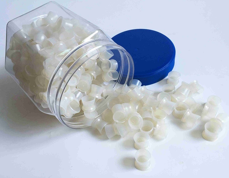 200PCS Silicone Soft Ink Cap Large