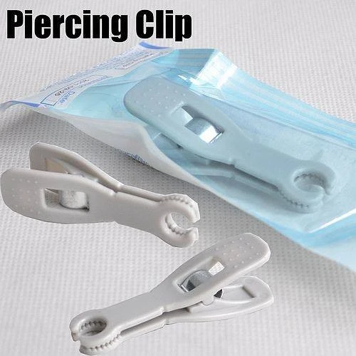 Disposable ROUND Body Piercing needle Slot FROCEP CLAMP OF 25PCS