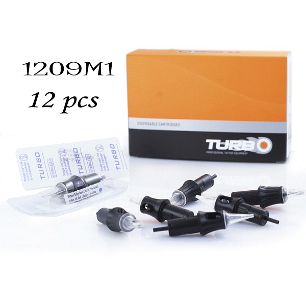 12pcs 1209M1&quot;TURBO&quot; Disposable Cartridges Best Needle For Professional Tattoo Artist