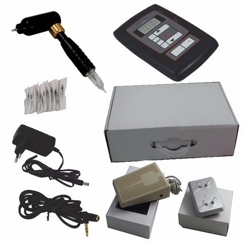complete permanent makeup kit cosmetic tatoo machine complete set tattoo equipment supplier
