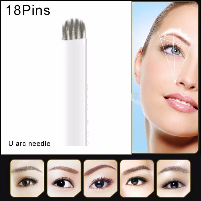 20PCS  permanent makeup blades needles for manual pen 18pins
