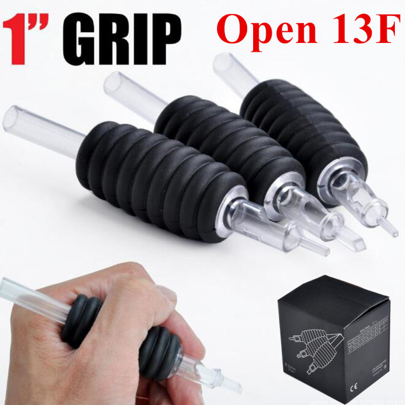 200PCS  13F High Quality Disposable Tattoo Grip Tattoo Tubes