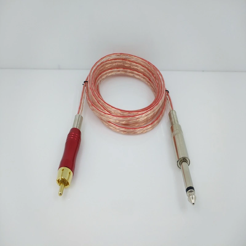 Transparent copper RCA cord 1.8m Purple