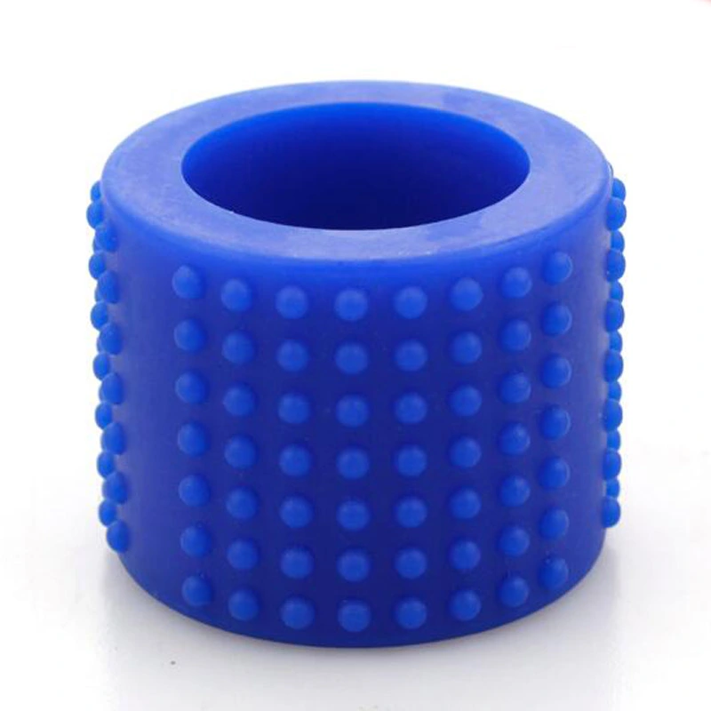 Hot Blue Silicone tattoo Rubber Grip Covers for >=27mm grips