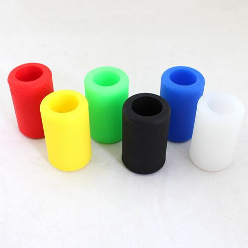 Hot Green Silicone tattoo Rubber Grip Covers for 22mm 25mm grips