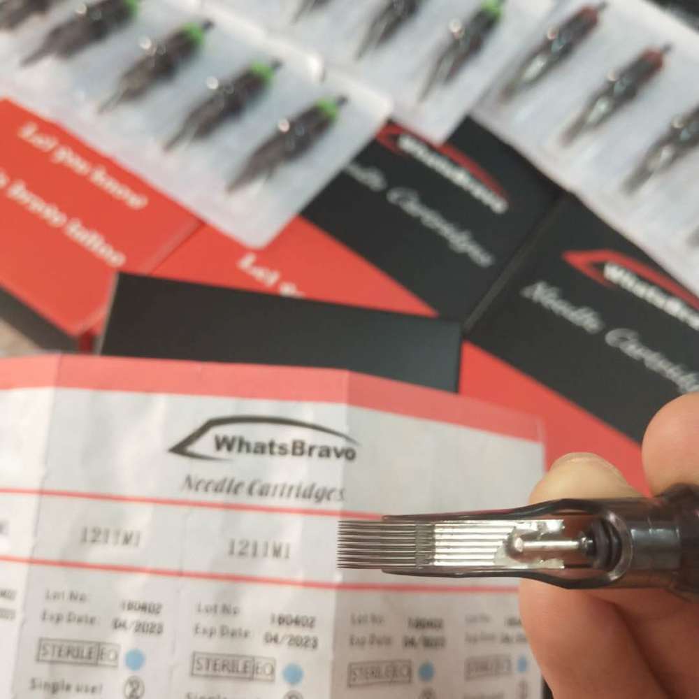 40pcs WhatsBravo Needle Cartridges with Membrane 5M1 of 2box