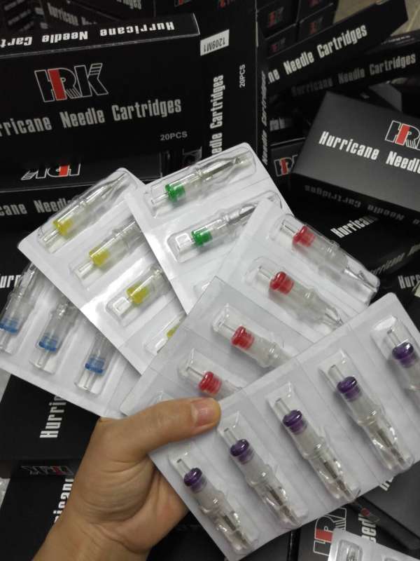 40pcs HRK Cartridge Needles with Membrane 5RS of 2box